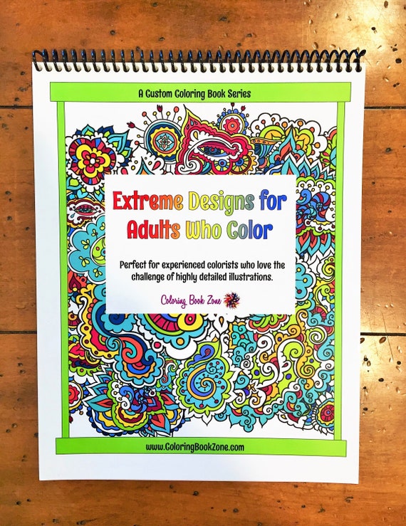 Download Extreme Coloring For Adults Who Color Etsy