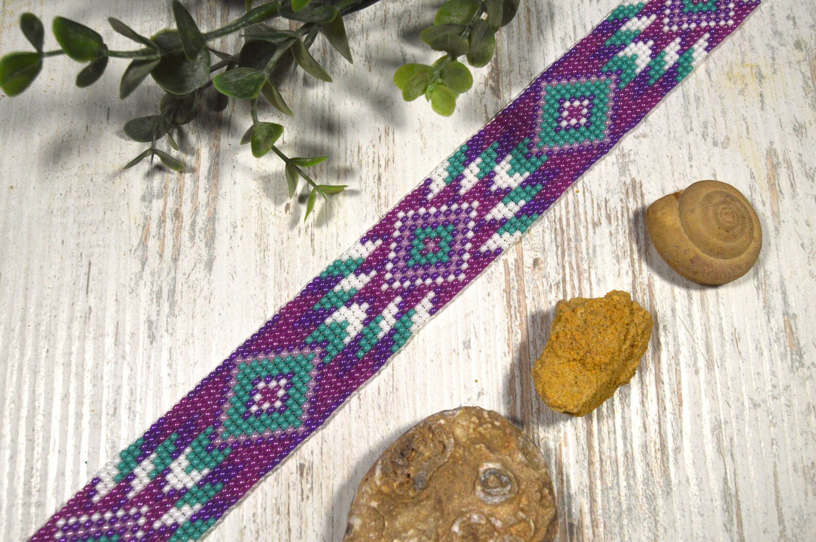 Beaded Choker Necklace Native American Inspired Boho Beaded - Etsy