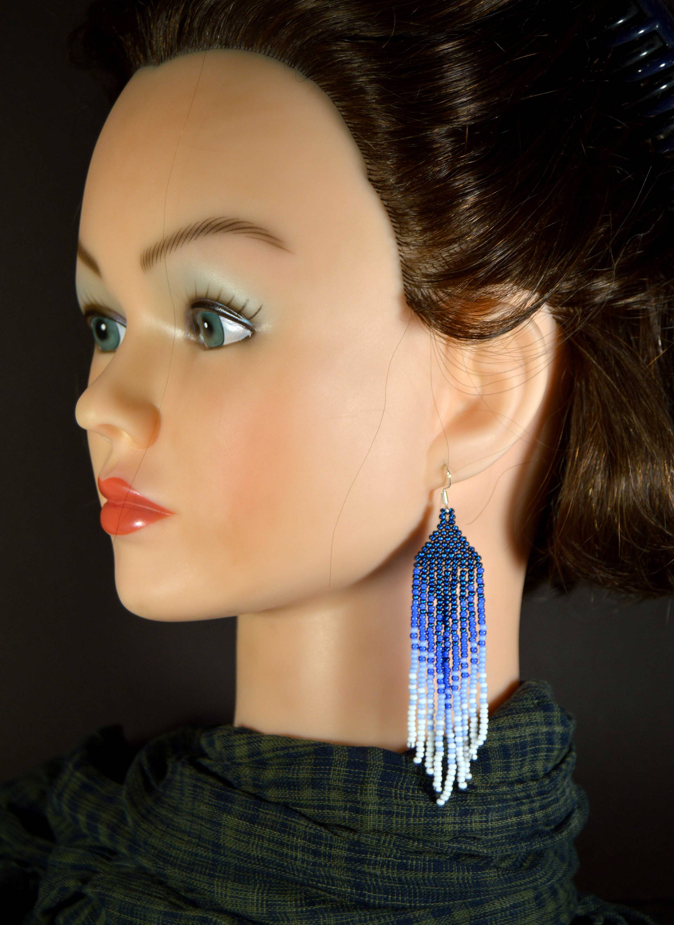 Patricia Mixed Luxe Gradient Fringe Earrings