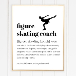 Figure Skating Coach Gift, Figure Skating Gifts, Ice Skating Gifts, Ice Skating Coach, Figure Skate Gifts, DIGITAL DOWNLOAD