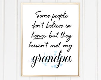 Gifts for Grandpa, Happy Fathers Day Printable, Printable Fathers Day Cards, Gifts for Fathers Day, INSTANT DOWNLOAD