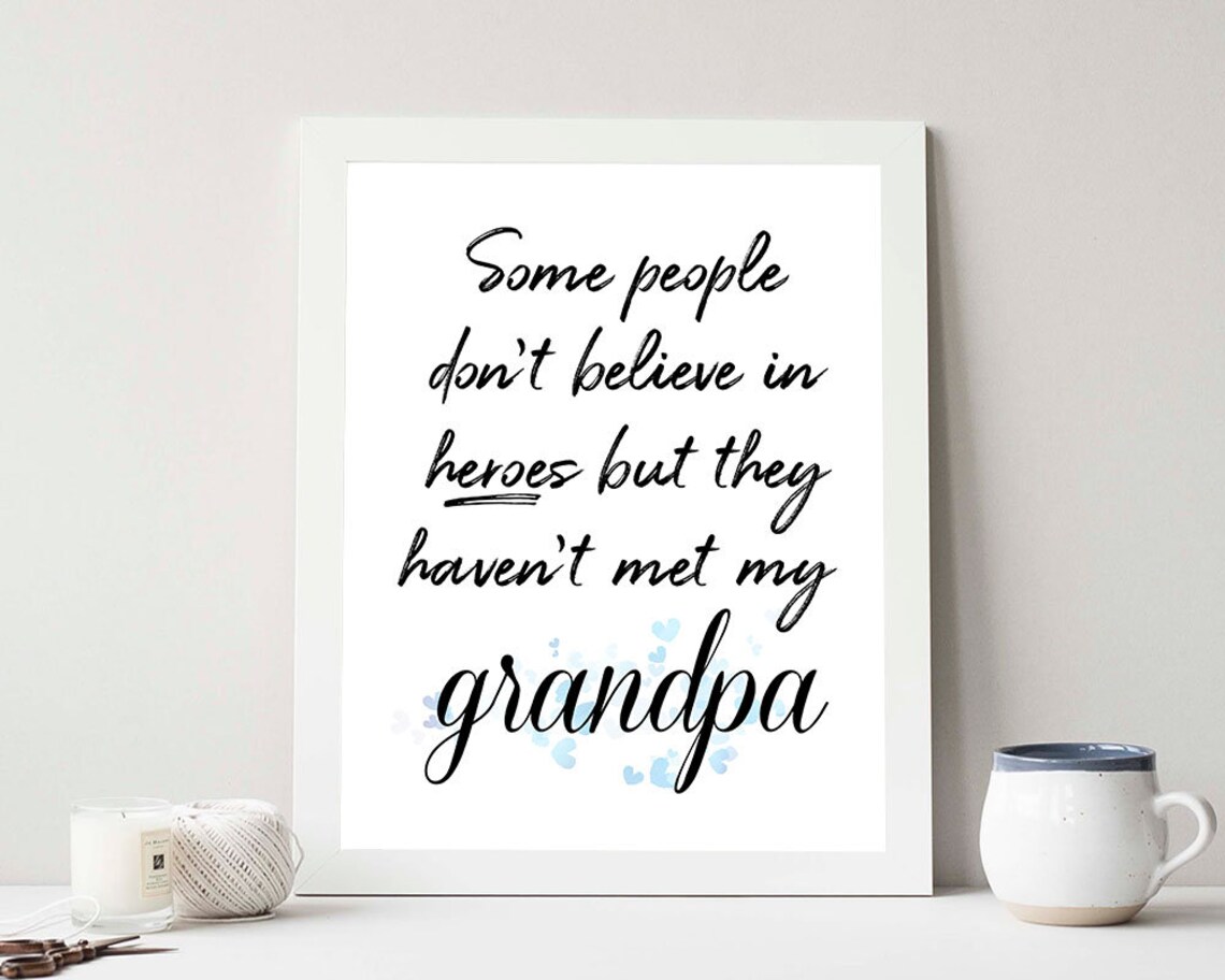 Download Gifts for Grandpa Happy Fathers Day Printable Printable | Etsy