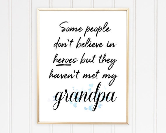 Download Gifts For Grandpa Happy Fathers Day Printable Printable Etsy