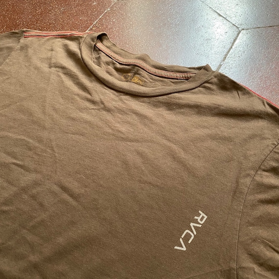 RARE!!! RVCA T-shirt - Special Edition - Brown - Designed by Ed 