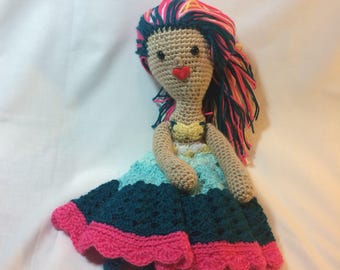 Mermaid Toddler Cuddle Blanket