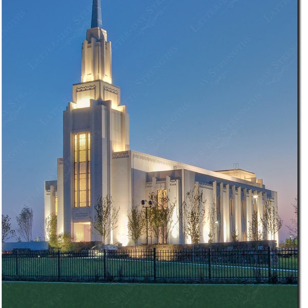 TWIN FALLS, Idaho Temple at Sunset – Fine Art For Latter-day Saints - High Resolution Digital Image You Can Print any size up to 20"x30"