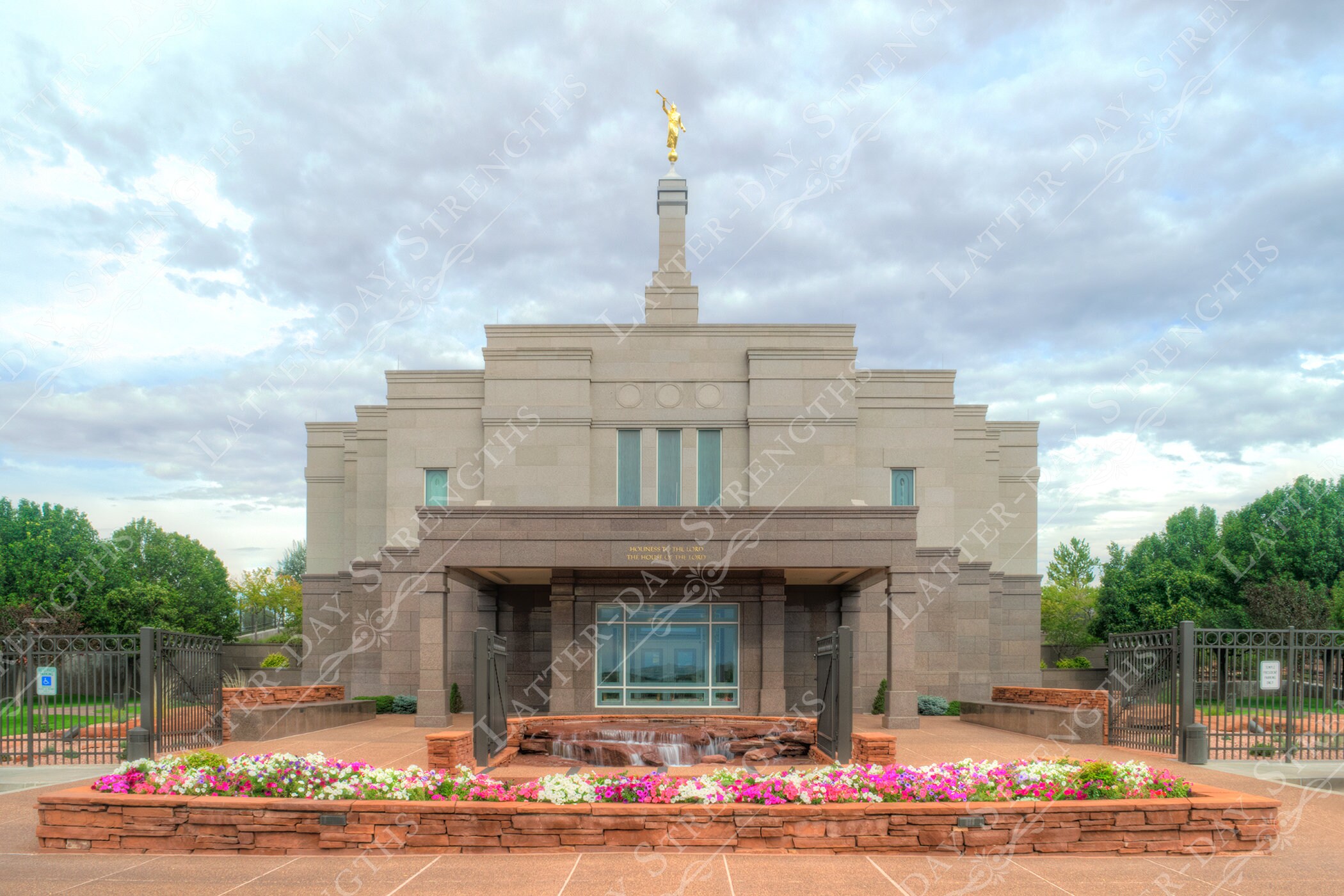 Snowflake Arizona LDS Temple High Resolution Print on Etsy