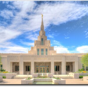 PHOENIX, ARIZONA Temple at Daytime - Fine Art For Latter-day Saints- High Resolution Digital Download you can print any size up to 30&quot;x20&quot;