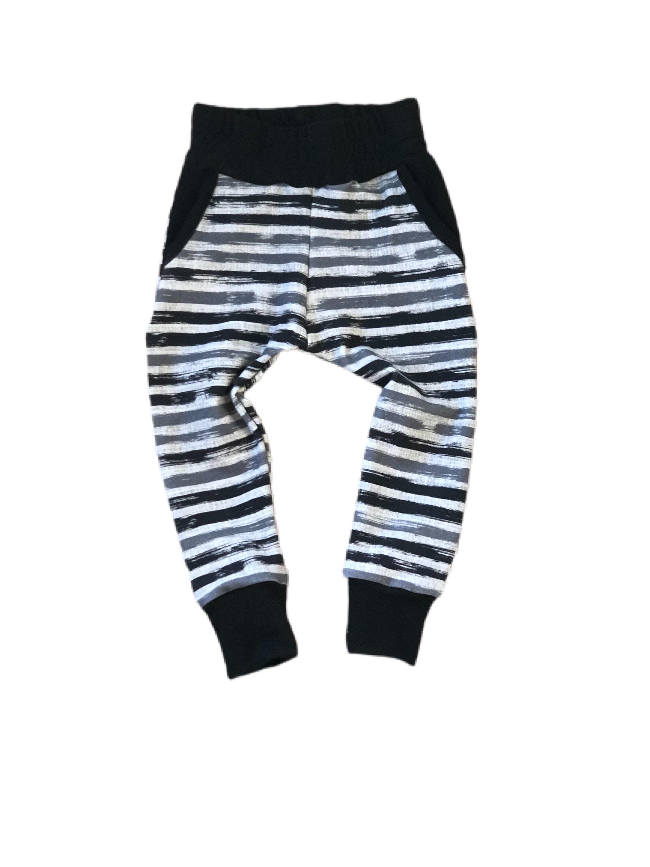 Striped Joggers // Kids Joggers // Baby Joggers // Slim Fit Etsy