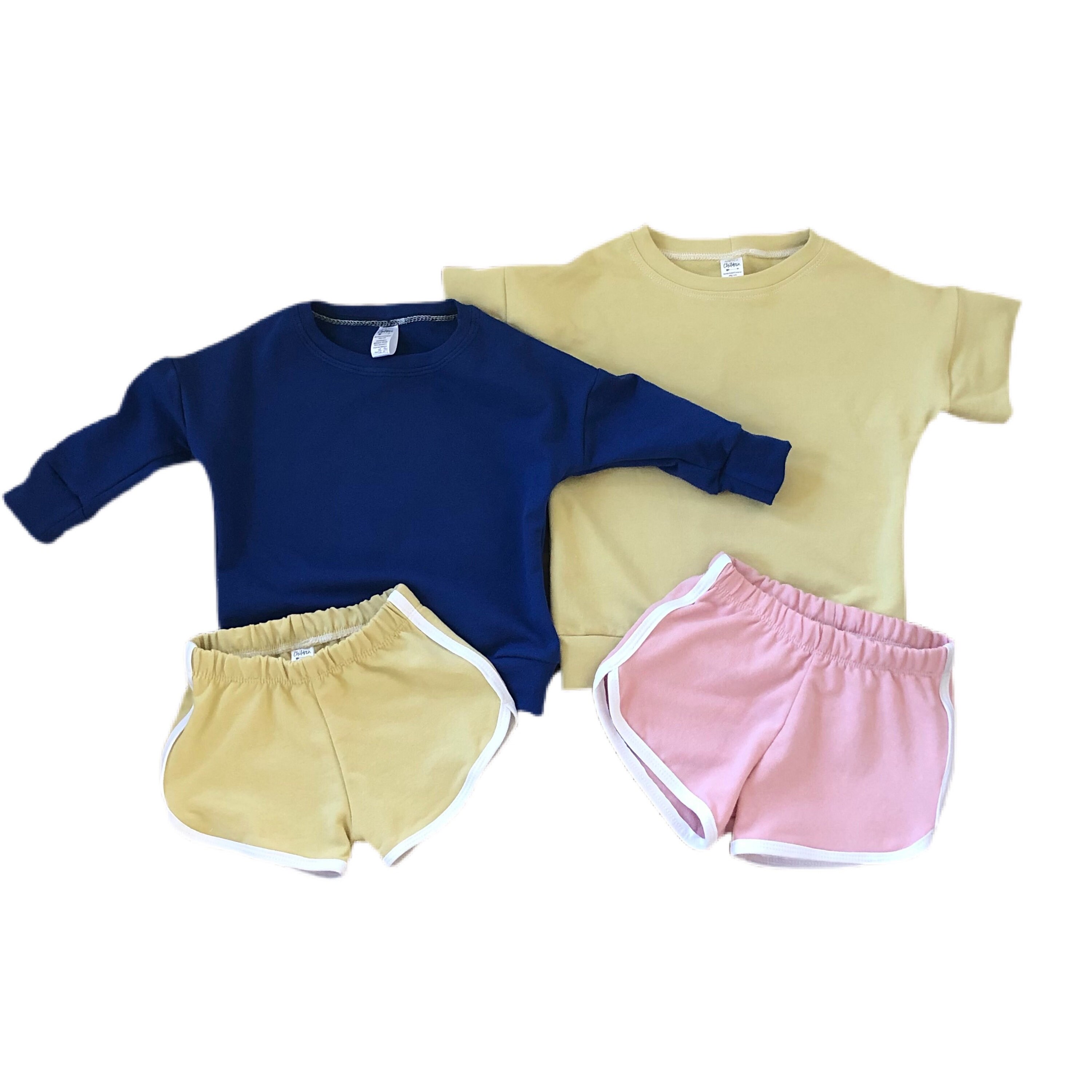 Pink Track Shorts // Solid Shorts // Boy Shorts // Summer Etsy UK