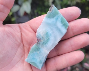 Stunning High Quality Rough Larimar Stone Perfect For Collecting Wire Wrapping And Meditations See Description And Video
