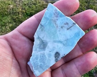 Ocean Blue Natural Raw Larimar Stone Very Rare Great For Collecting Best Prices