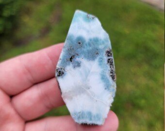 Lovely Sky Blue Raw Larimar Stone High Quality Great For Collecting, Jewelry Making, And Meditations Rare Stone See Video Best Prices