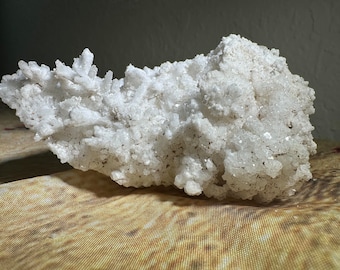 Beautiful White Aragonite Crystal Cluster Rare