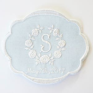 Custom Embroidered Wedding Dress Patch, Mix and Match Design Elements and Font Styles, Fabric Choices, Specialty Patches