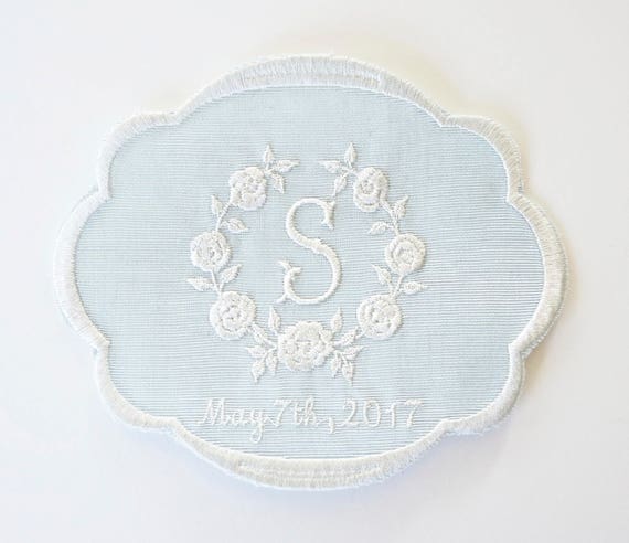 Custom Embroidered Wedding Dress Patch, Mix and Match Design Elements and Font Styles, Fabric Choices, Specialty Patches