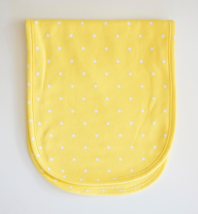Child Monogrammed Embroidered Burp Cloth