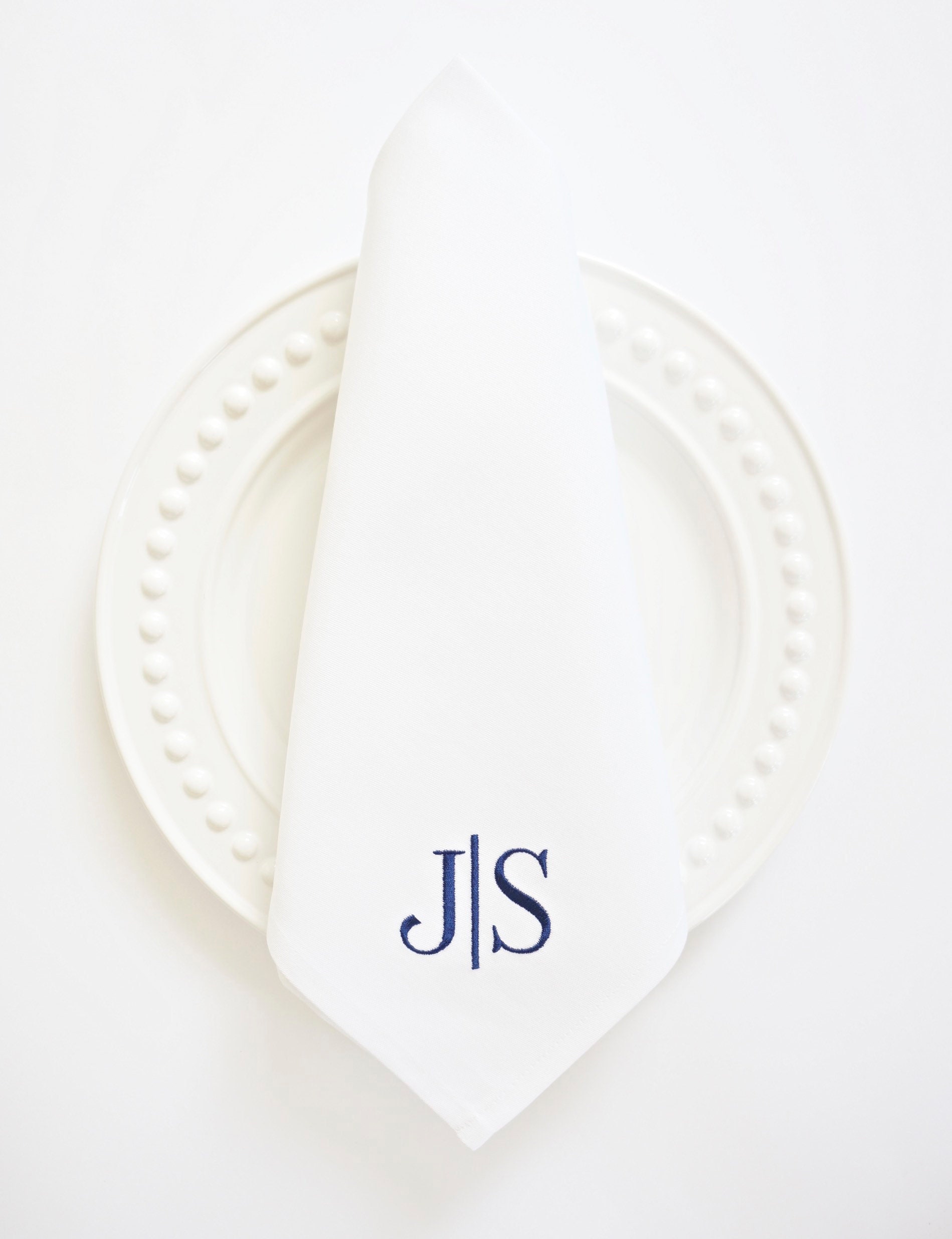 Family Wedding Monogram - Personalized Hyphenated Last Names