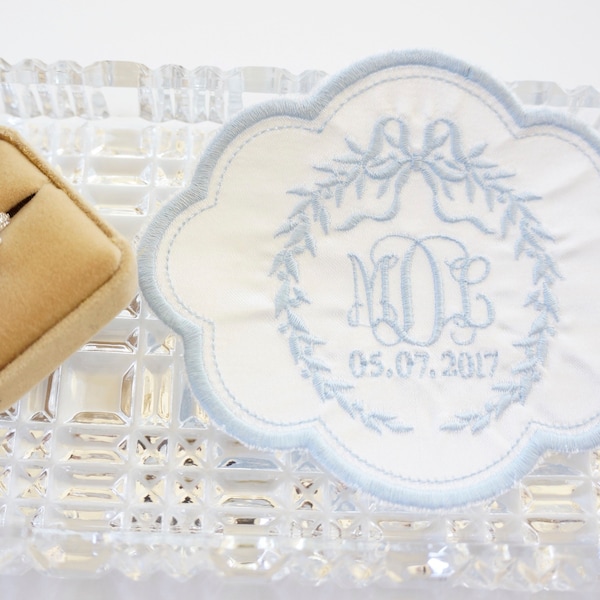 Custom Embroidered Wedding Dress Patch, Mix and Match Design Elements and Font Styles, Fabric Choices, Specialty Patches