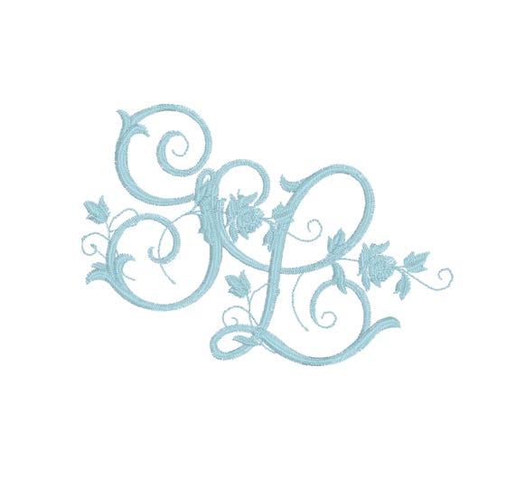FRENCH VINTAGE font Embroidered Monogrammed Handkerchief, Personalized Custom Handkerchief, hanky, Single Letter Monogram