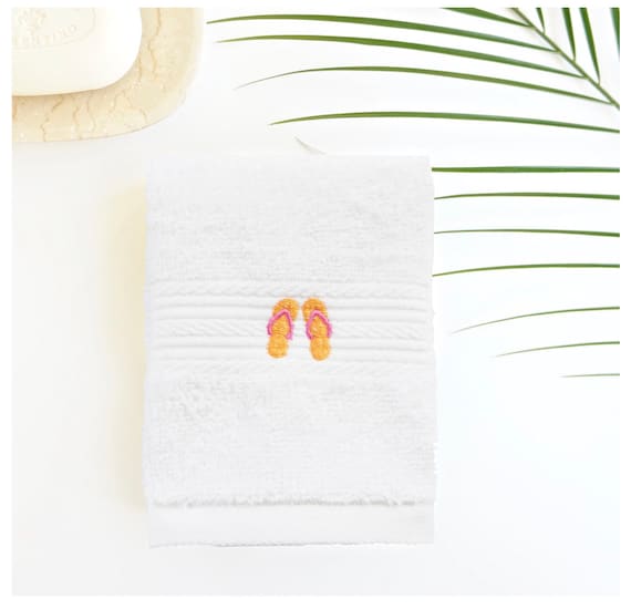 Monogrammed Facial & Spa Cloths - Embroidered in Various Designs and Monograms