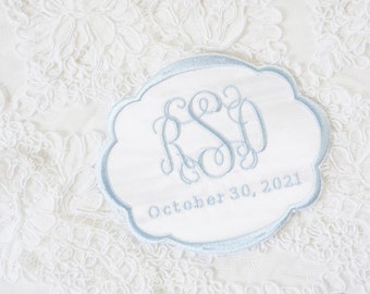 Custom Embroidered Wedding Dress Patch