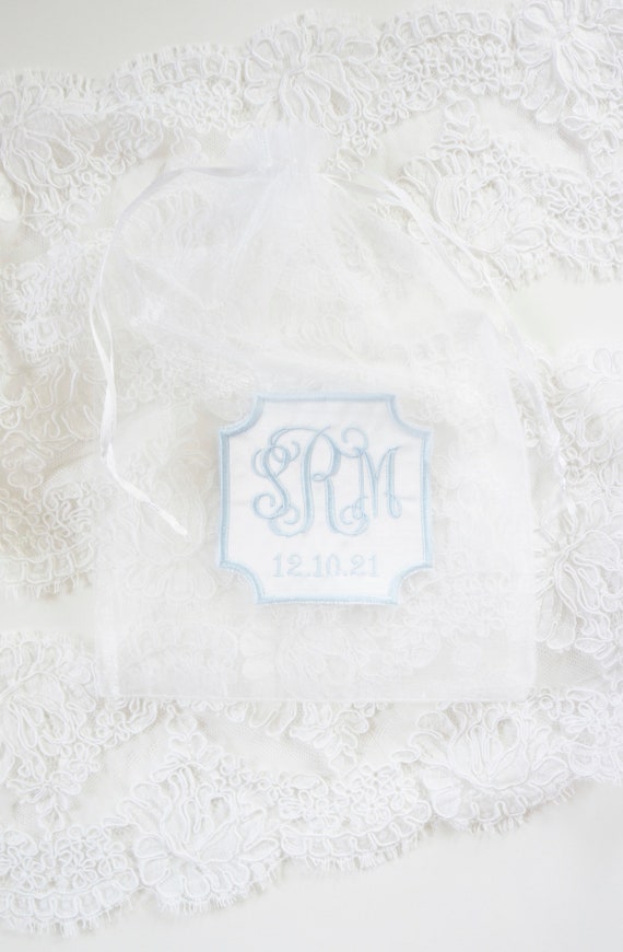 Custom Embroidered Wedding Dress Patch, Mix and Match Design Elements and Font Styles, Fabric Choices, Specialty Patches