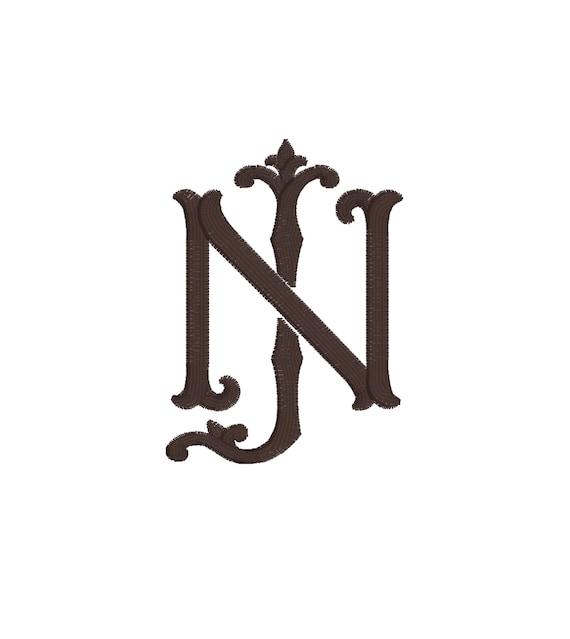 BESPOKE FONT MONOGRAM, Embroidered Personalized & Custom Napkins, One or Two Thread Colors on white napkins, color napkins by special order