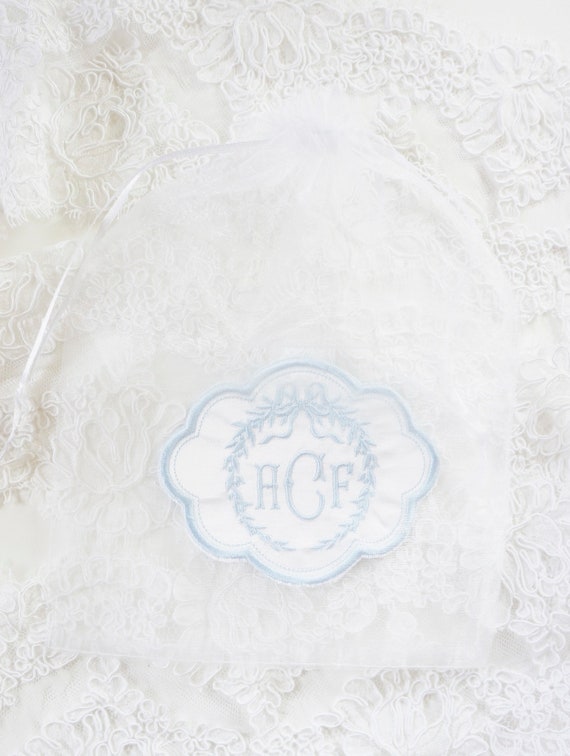 Custom Embroidered Wedding Dress Patch