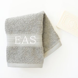 Monogrammed Facial & Spa Cloths - Embroidered in Various Designs and Monograms