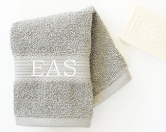 Monogrammed Facial & Spa Cloths - Embroidered in Various Designs and Monograms