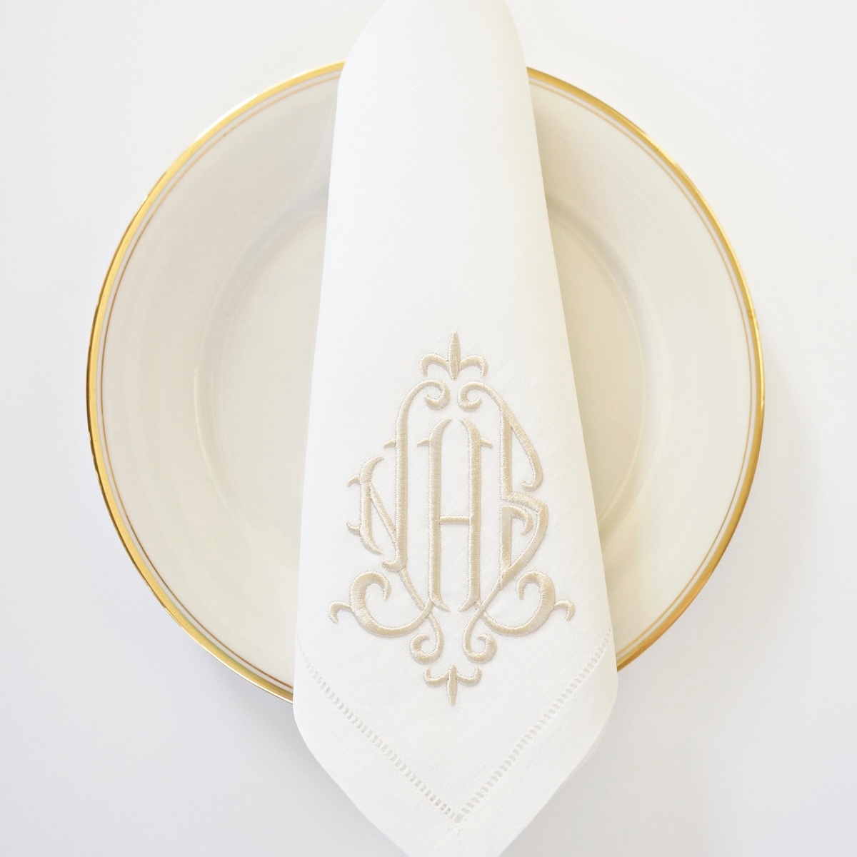Monogrammed Embroidered Napkins