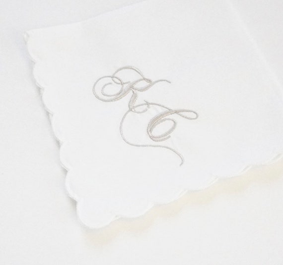 COUPLES GARDENIA SCRIPT font, Weddings, Wedding Handkerchief, Mother Of Bride Gift, Mother Of The Bride, Wedding Hankies, Gifts