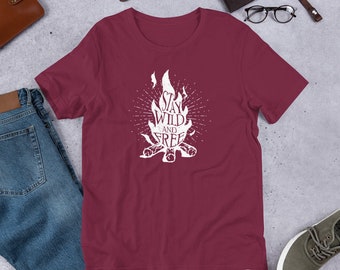 Stay Wild Shirt, Stay Wild Roam Free Shirt, Shirt for Men, Shirt for Women, Shirt for Her, Shirt for Him, Outdoor Shirt, Camp t-shirt