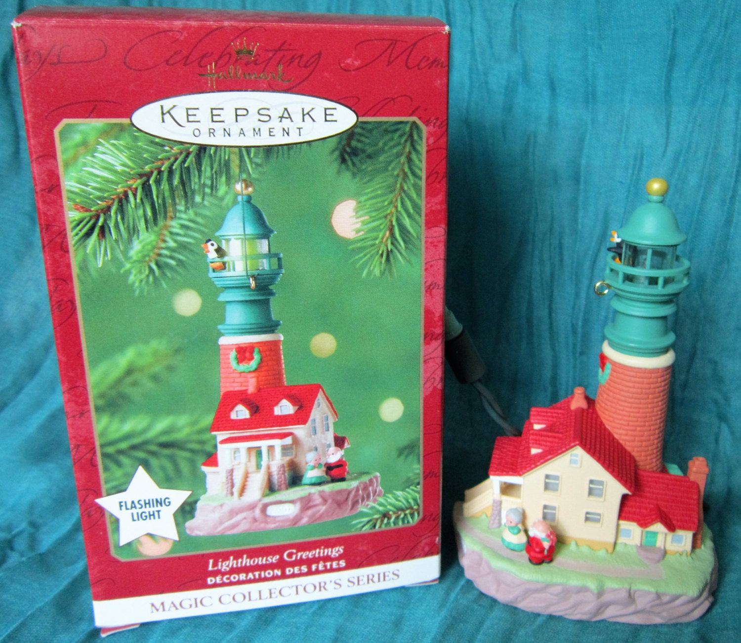 Hallmark Keepsake Ornament Magic Collectors Series Lighthouse Etsy