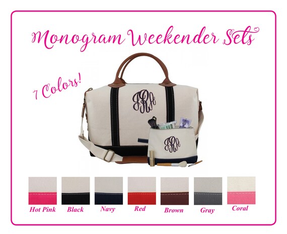 monogram weekender bag monogram