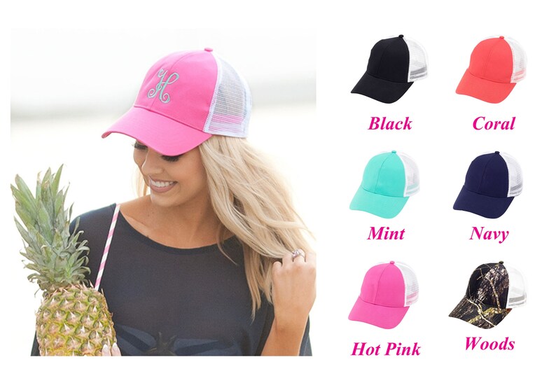 personalized trucker caps