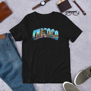 Camiseta unissex de manga curta Chicago