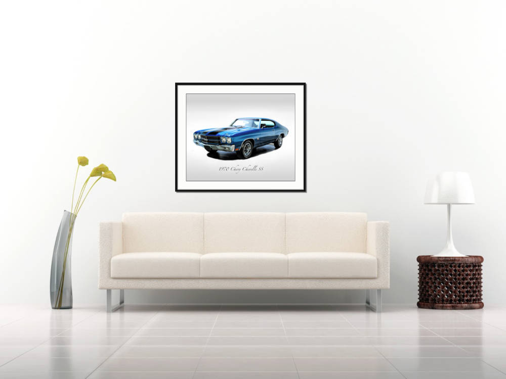 GM CHEVELLE SS カーシェルフ インテリア 1970 ガラス棚つき GM