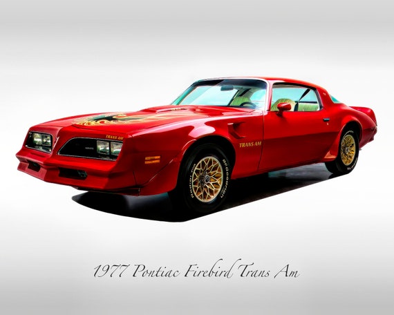 Classic Cars - 1977 Pontiac Firebird Trans Am Buccaneer Red