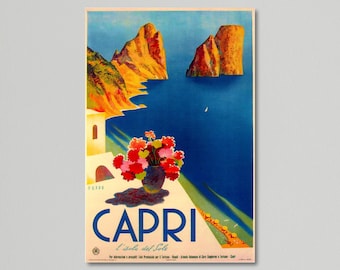 1948 Capri Italy by Giuseppe Riccobaldi Old Fashion European