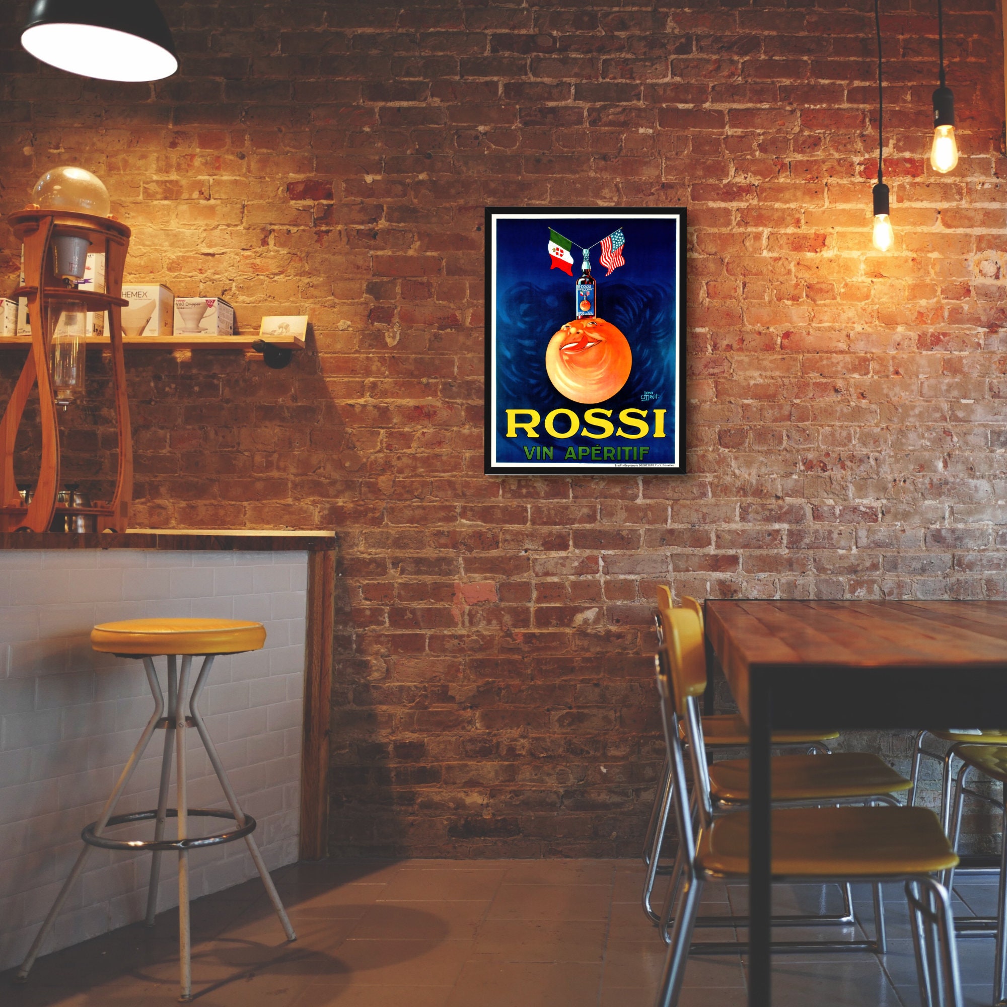 Vintage Food & Drink Poster - Martini and Rossi by Jean-droit