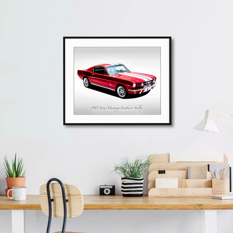 Classic Cars - 1965 Ford Mustang Fastback Shelby - Red - Muscle Car ...