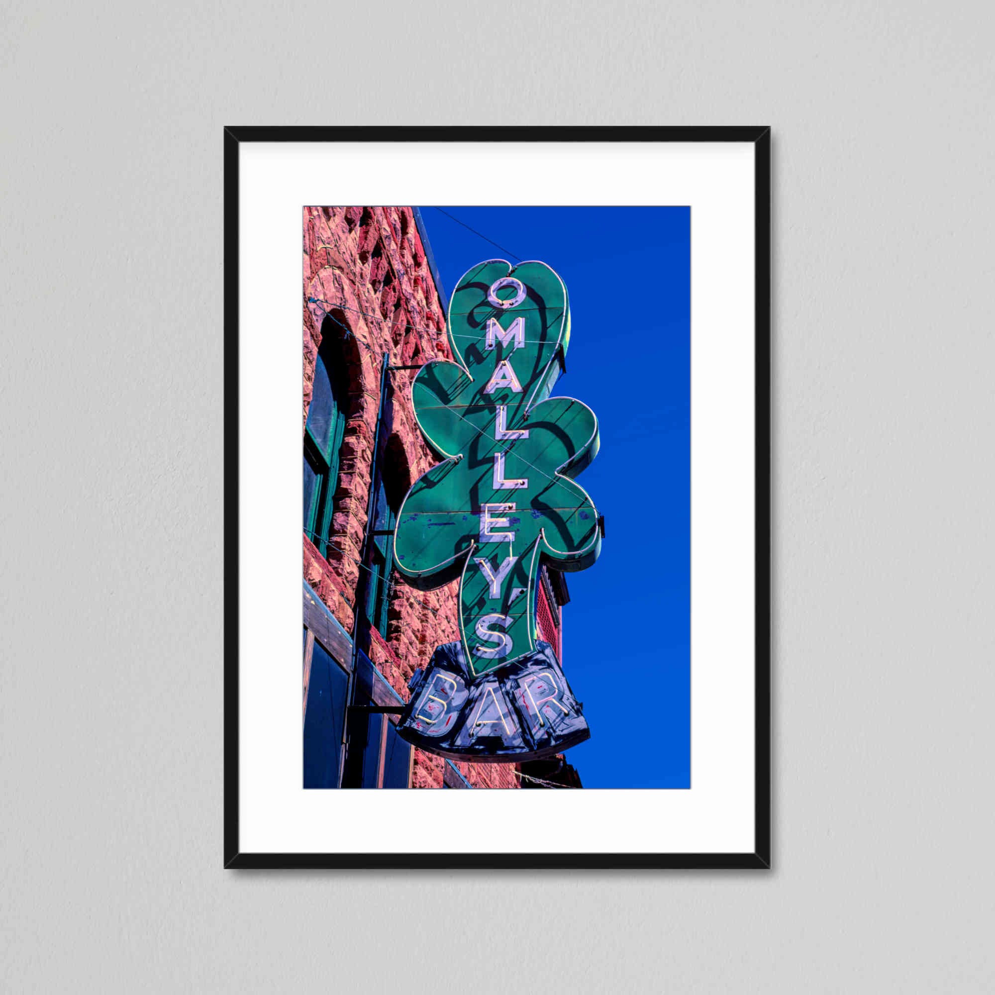 O'malley's Bar Vintage Neon Sign Print, Yankton, South Dakota - Etsy