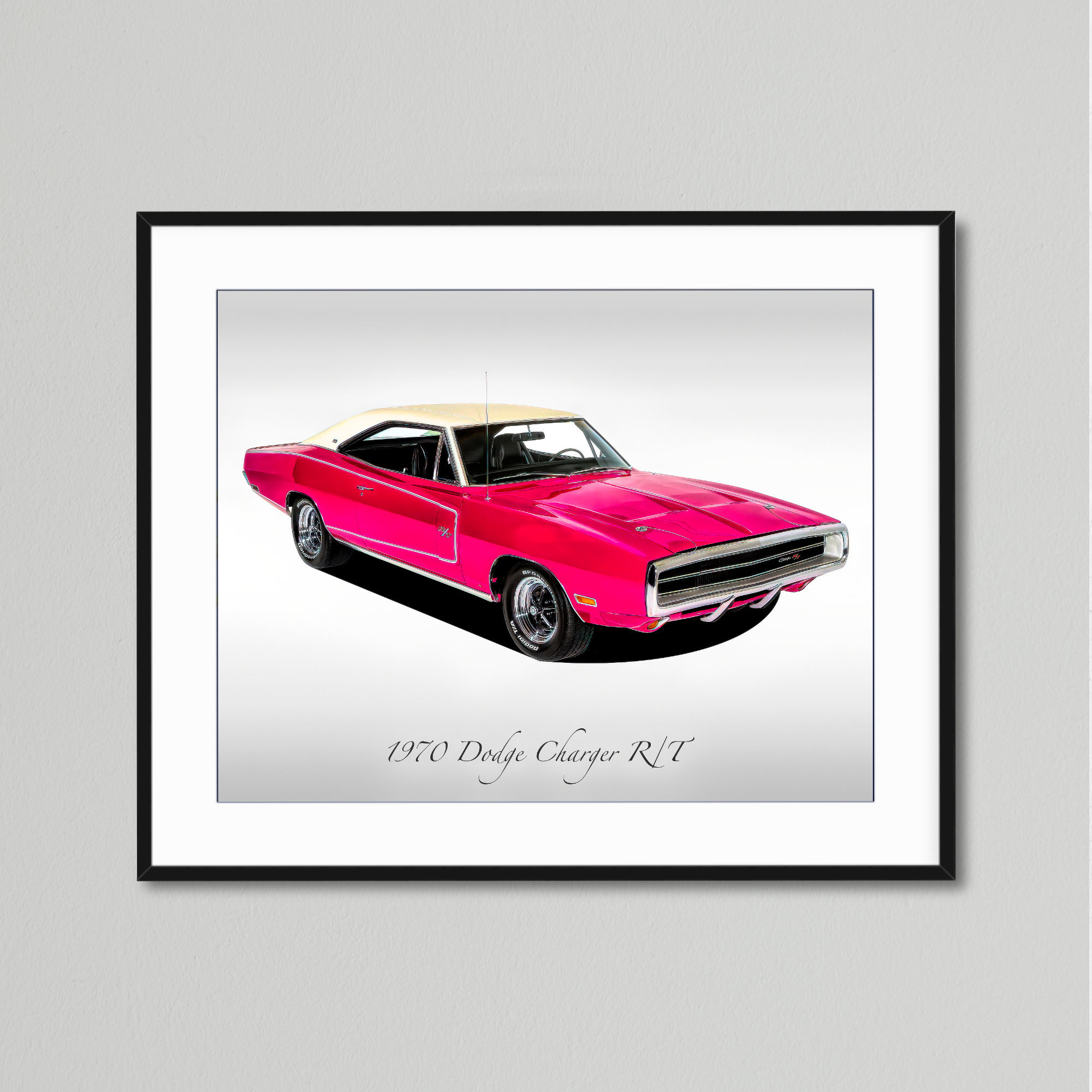Classic Cars - 1970 Dodge Charger R/T - Panther Pink - Muscle Car