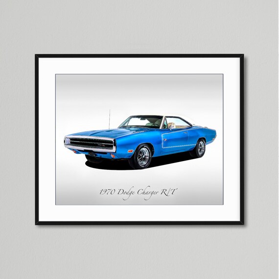 Classic Cars - 1970 Dodge Charger R/T - Metallic Blue - Muscle Car