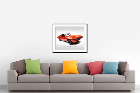 Classic Cars - 1969 Pontiac GTO Judge - Print - Etsy 日本