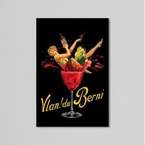Vintage Food & Drink Poster, Vlan du Berni, 1928