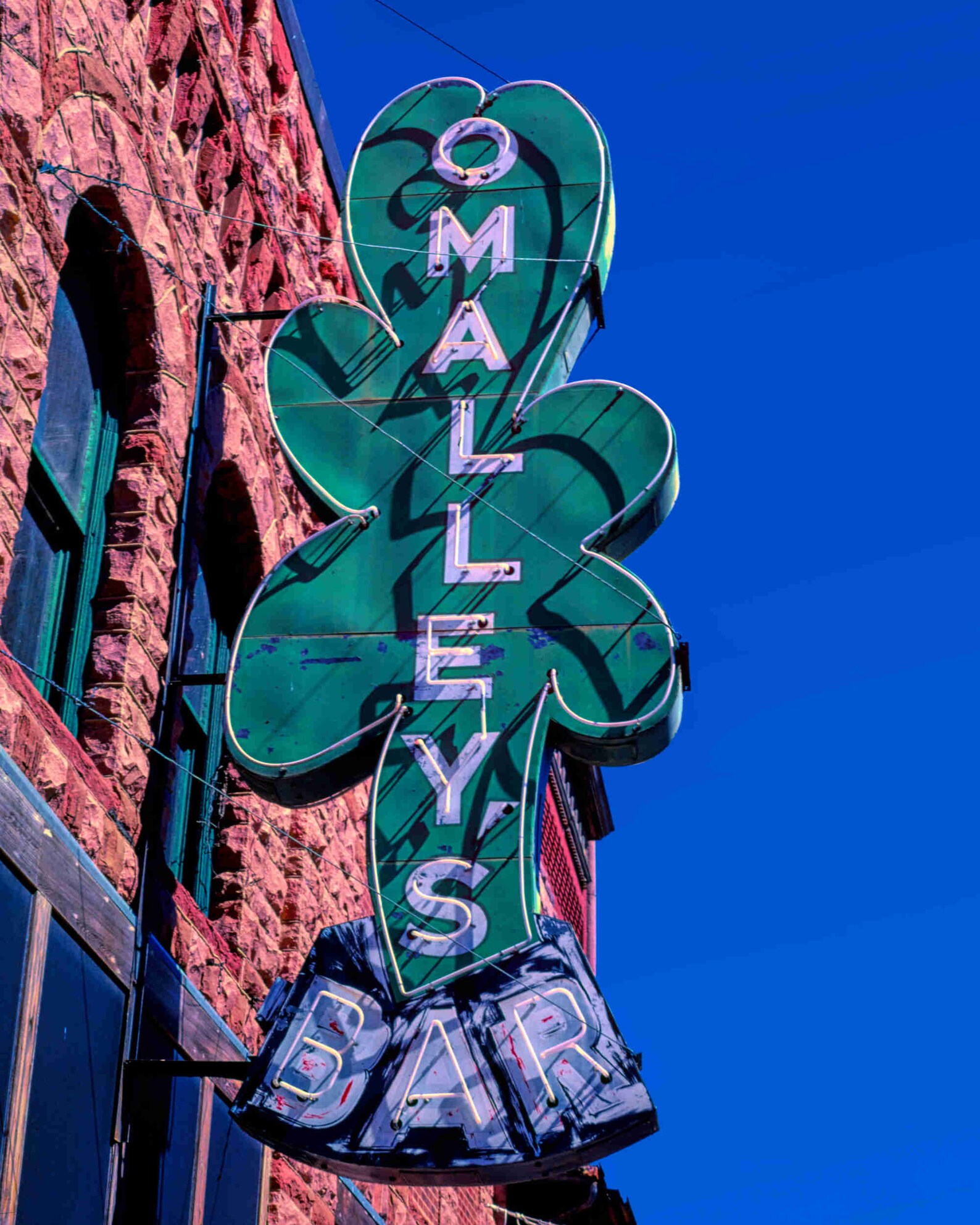 O'malley's Bar Vintage Neon Sign Print Yankton South Etsy