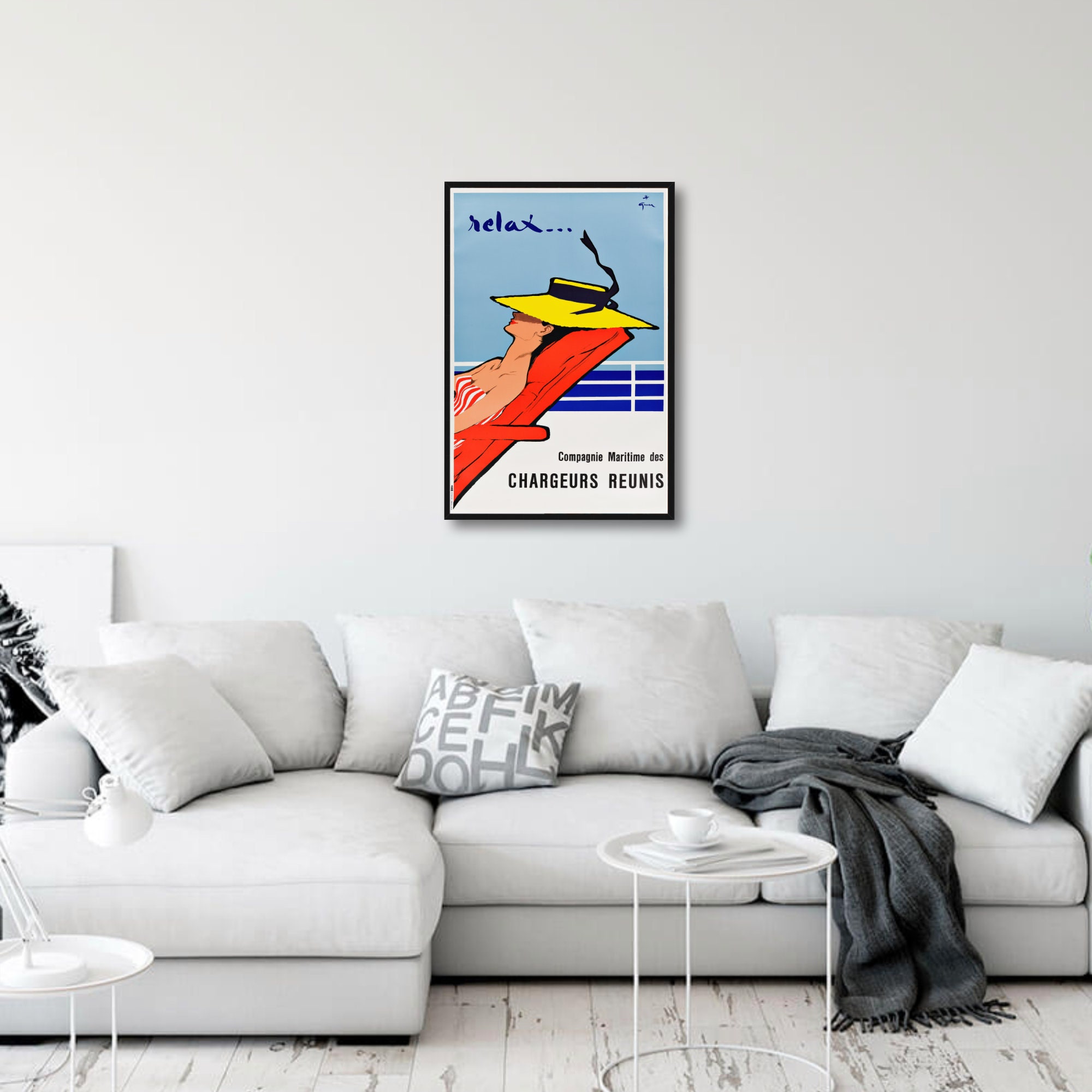 Vintage poster Chargeurs Réunis - Croisières by Norsac 1932